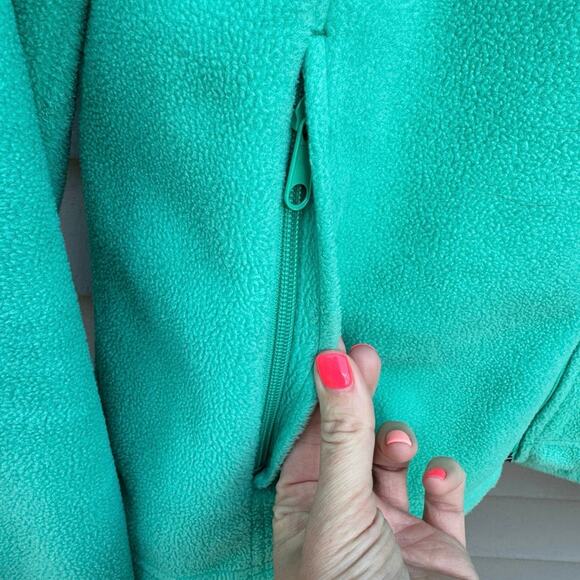 Columbia XL Full Zip Collared Fleece Jacket with Pockets - Sea Foam Green - Picture 5 of 12